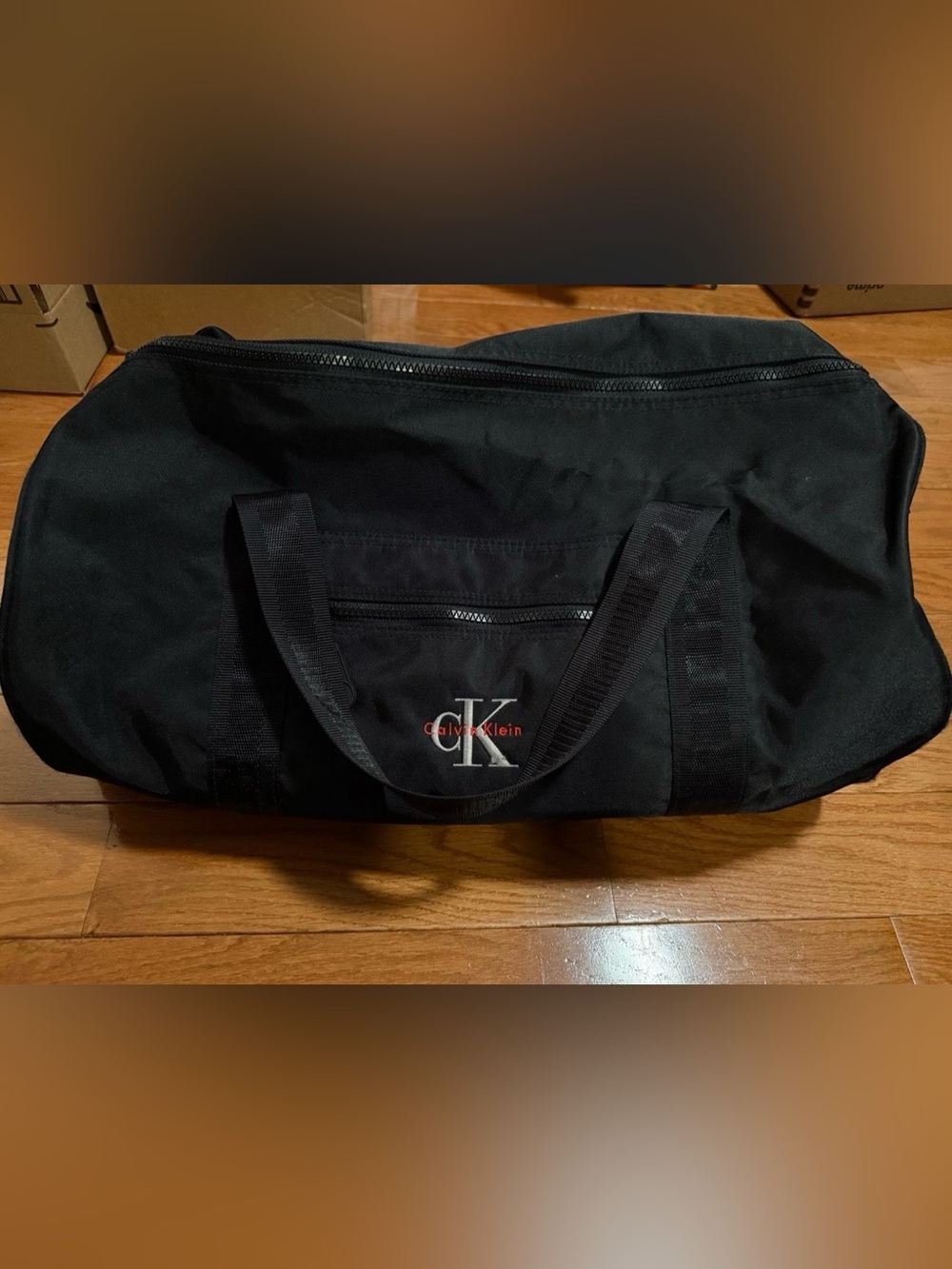 Calvin Klein Duffle Travel Bag in Black